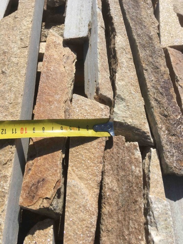 Горбушка златолит золотистый для облицовки купить в Лысьве