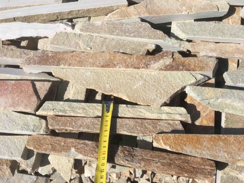 Горбушка златолит золотистый для облицовки купить в Лысьве