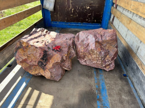 Ландшафтные глыбы красно-фиолетовые 200-1000 килограмм купить в Лысьве