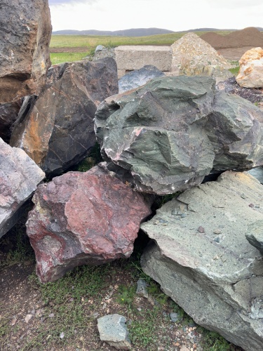 Камни для ландшафтного дизайна зелёные 10-60 килограмм купить в Лысьве