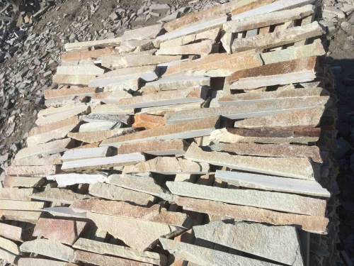 Горбушка златолит золотистый для облицовки купить в Лысьве